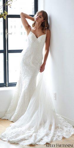 kelly faetanini 2019 wedding dresses straps mermaid bridal gown giselle