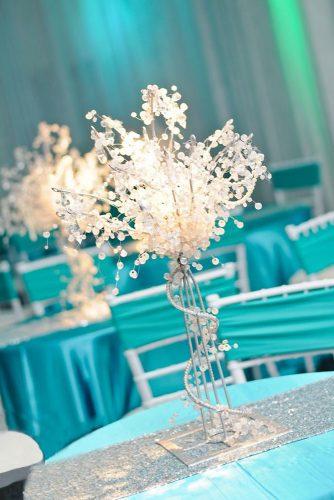 tiffany blue wedding decorations lighting crystal centerpiece 84 west studios