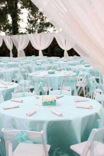 tiffany blue table setting