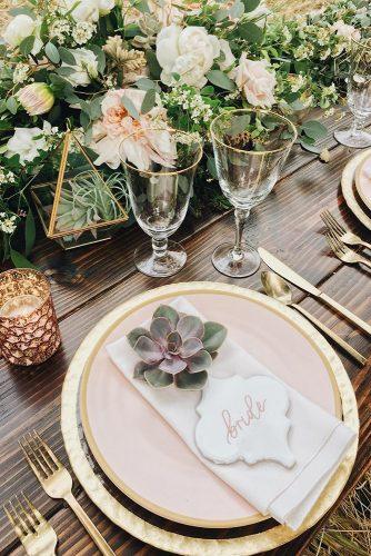 wedding table place settings