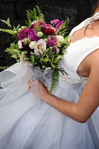 beach styled shoot wedding bouquet with white roses and pink red flowers alexi