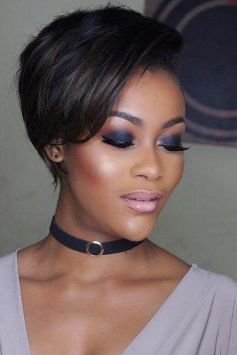 black bride makeup dark smoky eyes and pink lips iamdodos