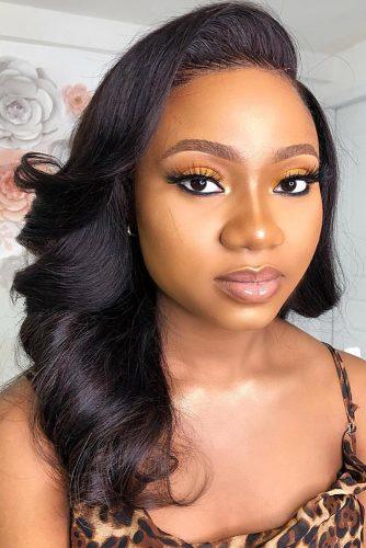 black bride makeup with long lashes and bright eyeshadows iamdodos