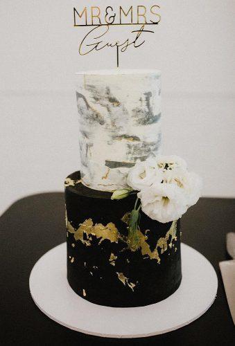 black wedding cake black white cake graciecakes