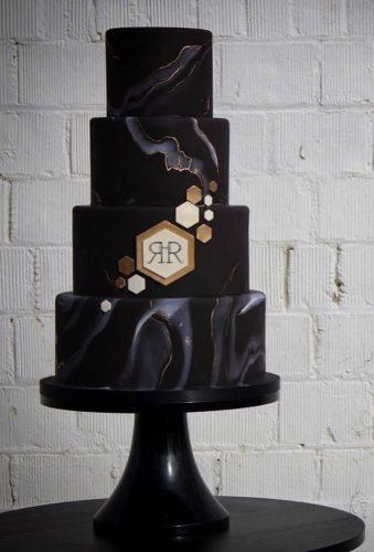 black wedding cake modern black cake intricateicings