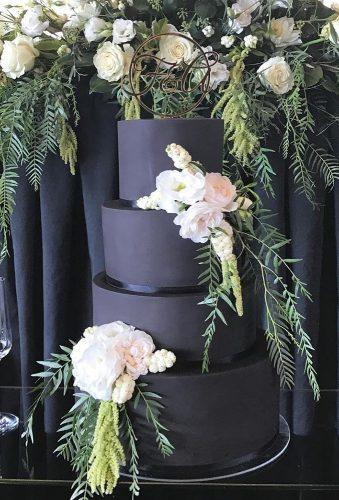 black wedding cake rustic black cake bliciouscakes