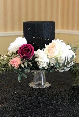 black wedding cake small black cake cakesbysimone