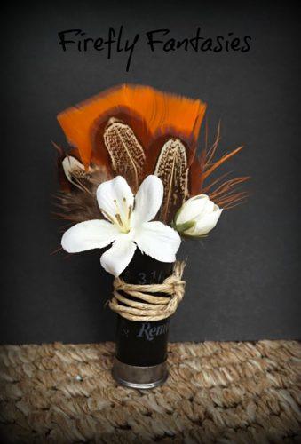 camo wedding decorations camo boutoniere FireflyFantasies1