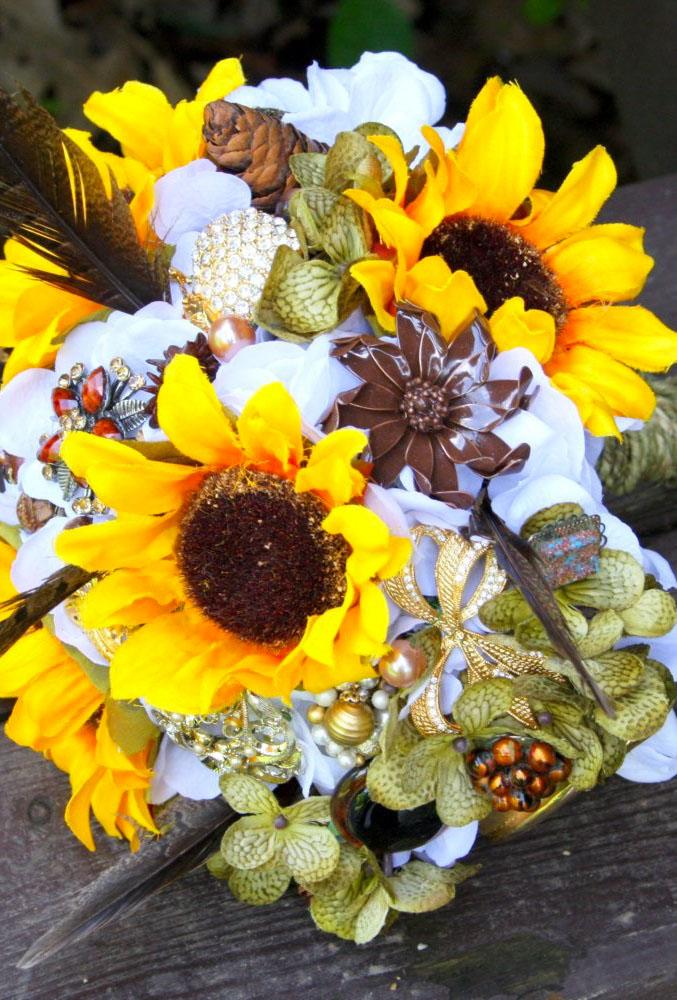 camo wedding decorations camo sunflower bouquet