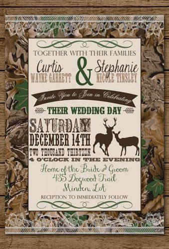 18 Stylish And Trendy Ideas Camo Wedding Decorations Wedding Forward