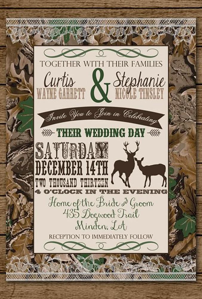 Unique Camo Wedding Decorations Ideas For That Country Style Wedding