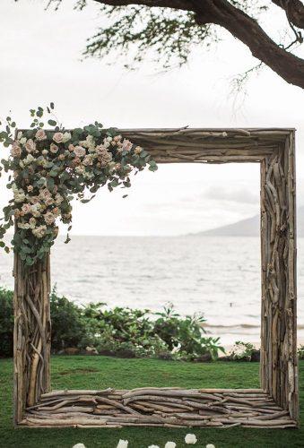 destination weddings decorationssquare arch Chris J. Evans Photography