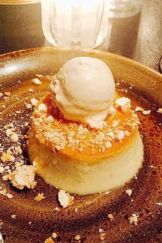 irresistible flan a la mode