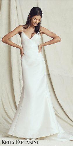 kelly faetanini 2019 wedding dresses spaghetti classic simple wedding dress Maeve KF Fall 2019