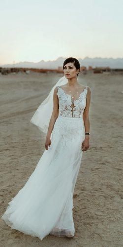 predrag djuknic wedding dresses sheath illusion sleves lace for beach 2018
