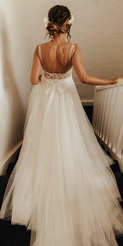 spring wedding dresses a line backless rustic with bow willow by watters