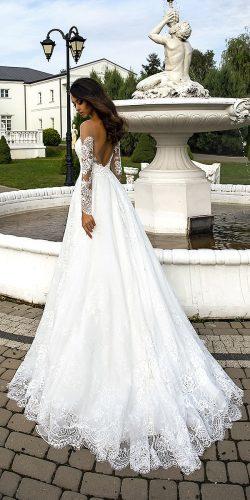 collection love in the palace tina valerdi wedding dresses v shaped back long sleeves ballgown 9F8A1625