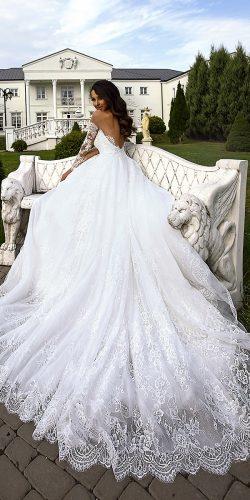 collection love in the palace tina valerdi wedding dresses v shaped back natural waist long sleeves 9F8A1670