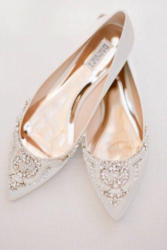 badgley mischka flat wedding shoes