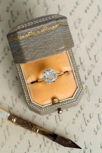 engagement ring designers cushion cut diamond simple rose gold designsbykamni