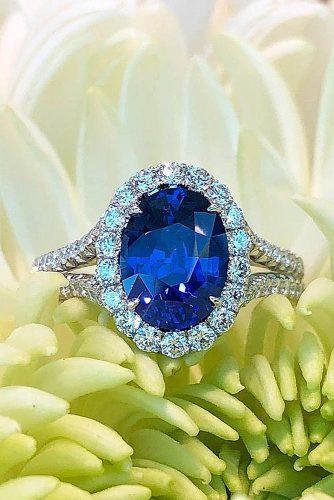 engagement ring designers split shank white gold oval sapphire white gold joeescobardiamonds