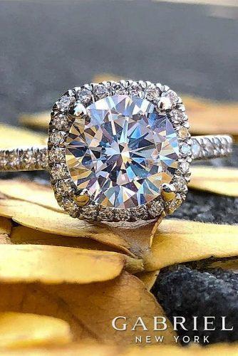 engagement ring designers white gold classic round cut diamond halo engagement rings gabrielandco