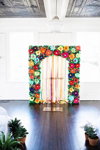 mexican wedding decor wedding arch Chelsea Renee Photography