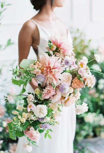 wedding bouquets 2019 big bloom in casacade bouquet bowsandarrowsflowers