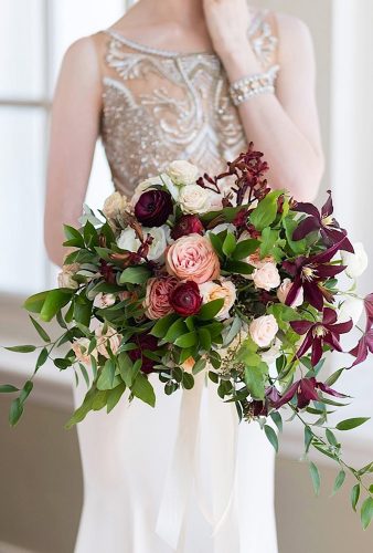 wedding bouquets 2019 burdundy wedding bouquet achelaclingen