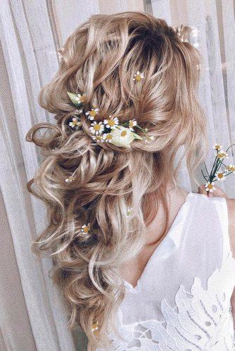 curly wedding hair 2019