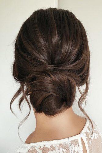 simple bridesmaid hair