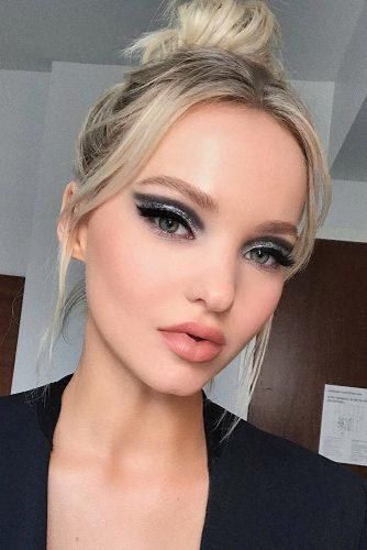 wedding makeup 2019 bold eyes silver metallic shadows hungvanngo