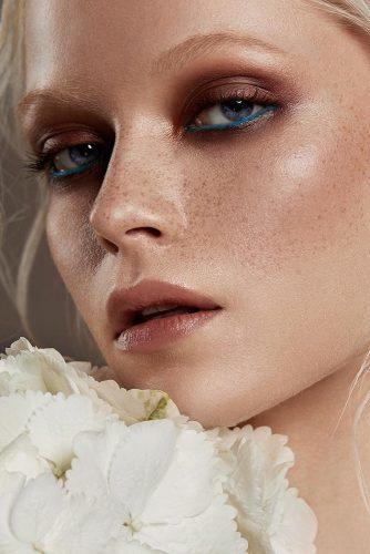 wedding makeup 2019 brown blue eyeliner natural lips tina_eisen