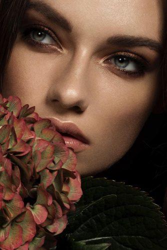 wedding makeup 2019 elegant brown gold makeup ideas tina_eisen