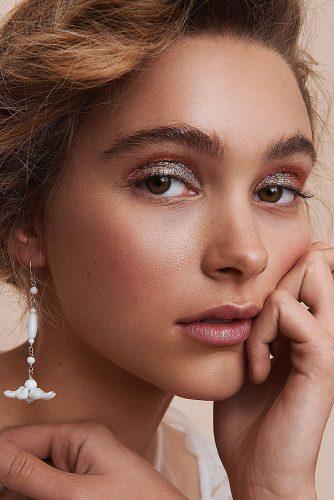 wedding makeup 2019 natural metallic eyeshadows lucysmagazine