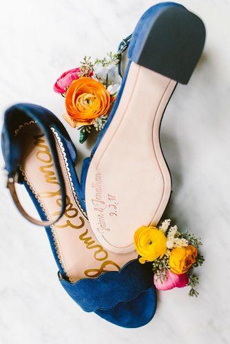 wedding shoe ideas flats blue personalized redfield photography