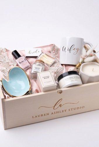 engagement gifts box for bride laurenashleystudio