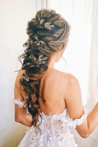 45 Half Up Half Down Wedding Hairstyles Ideas Wedding Forward