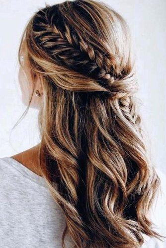 45 Half Up Half Down Wedding Hairstyles Ideas Wedding Forward