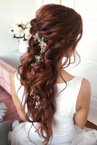 45 Half Up Half Down Wedding Hairstyles Ideas Wedding Forward