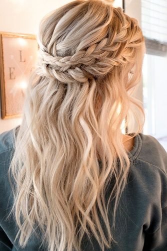 45 Half Up Half Down Wedding Hairstyles Ideas | Wedding ...