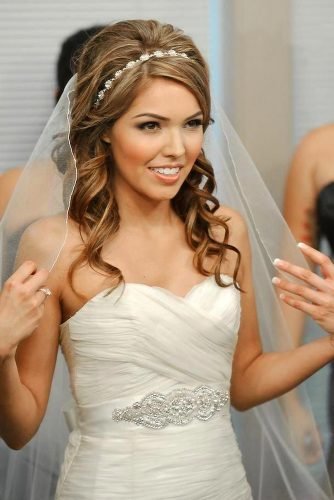 45 Half Up Half Down Wedding Hairstyles Ideas Wedding Forward