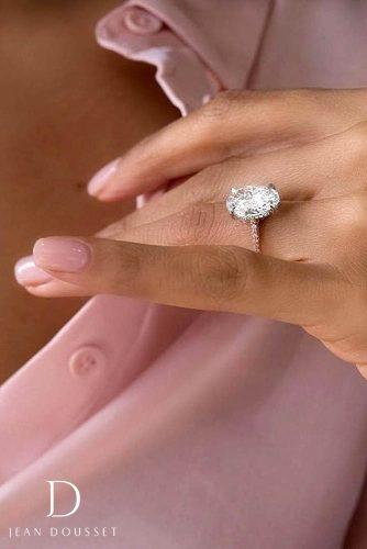 jean dousset engagement rings CHELSEA PINK Two Tone Platinum Rose Gold set Vivid Pink Argyle Colorless White diamonds
