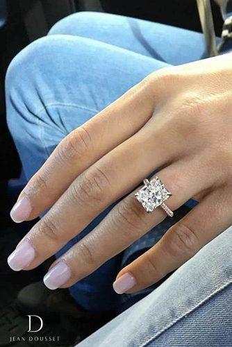 jean dousset engagement rings CHELSEA PINK set Vivid Pink Argyle diamonds Radiant Cut