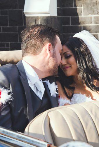 real wedding adarshna aurmen couple in car ferndara creative