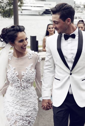real wedding gabriella jordan wedding walk image haus