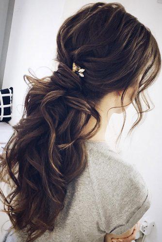 long hair wedding styles