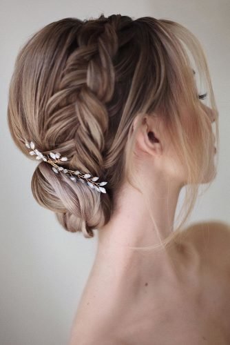 33 Wedding Updos With Braids Wedding Forward