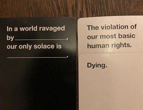 bachelor party games cards against humanity