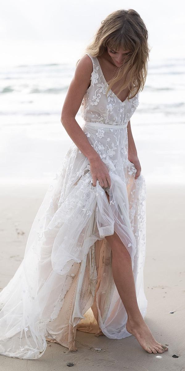 51 Beach Wedding Dresses Perfect For Destination Weddings
